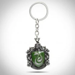 AZALEA Harry Potter - Slytherin Crest Pewter Keyring Ready To Ship! 48 Hour Shipping!