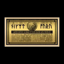 RARE-T How To Drain Your Dragon Mini Poster Limited Signature Edition Studio Licensed Custom Frame