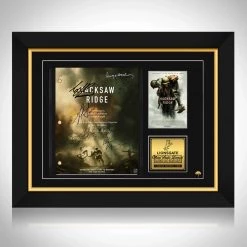 RARE-T Hacksaw Ridge Script Limited Signature Edition Studio Licensed Custom Frame