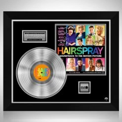 RARE-T Limited Edition Frames Hairspray - Soundtrack Platinum LP Limited Signature Edition Studio Licensed Custom Frame