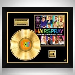 RARE-T Limited Edition Frames Hairspray - Soundtrack Gold LP Limited Signature Edition Studio Licensed Custom Frame
