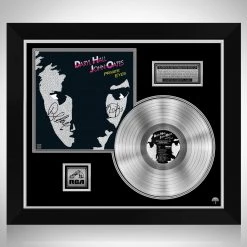 RARE-T Hall And Oates - Private Eyes Platinum LP Limited Signature Edition Studio Licensed Custom Frame Limited Edition Frames