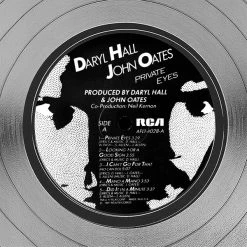 RARE-T Hall And Oates - Private Eyes Platinum LP Limited Signature Edition Studio Licensed Custom Frame Limited Edition Frames 16 RARE-T Hall And Oates - Private Eyes Platinum LP Limited Signature Edition Studio Licensed Custom Frame Limited Edition Frames