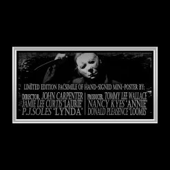 RARE-T Halloween Mini Poster Limited Signature Edition Studio Licensed Custom Frame