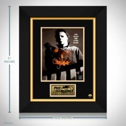 RARE-T Halloween 1978 John Carpenter Photo Signature Edition Studio Licensed Custom Frame