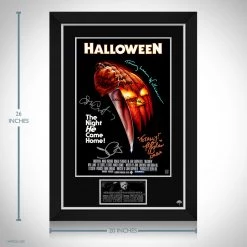RARE-T Halloween Mini Poster Limited Signature Edition Studio Licensed Custom Frame