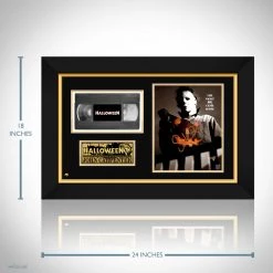 RARE-T Halloween (1978) Photo & VHS Limited Signature Edition Studio Licensed Custom Frame