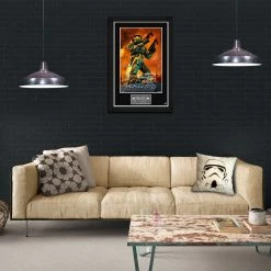 RARE-T Halo 2 Mini Poster Limited Signature Edition Studio Licensed Custom Frame Limited Edition Frames