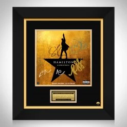 RARE-T Limited Edition Frames Hamilton - Original Broadway Cast Recordings LP Cover Limited Signature Edition Studio Licensed Custom Frame