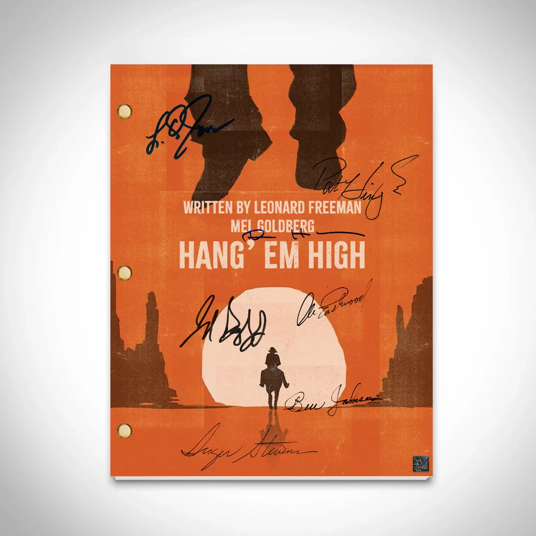 RARE-T Hang 'em High Transcript Limited Signature Edition Studio Licensed Custom Frame 4 RARE-T Hang 'em High Transcript Limited Signature Edition Studio Licensed Custom Frame