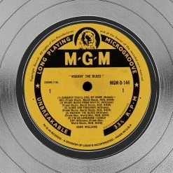 RARE-T Limited Edition Frames Hank Williams - Moanin' The Blues Platinum LP Limited Signature Edition Studio Licensed Custom Frame