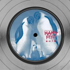 RARE-T Happy Feet - Music From The Motion Picture Platinum LP Limited Signature Edition Studio Licensed Custom Frame 23 RARE-T Happy Feet - Music From The Motion Picture Platinum LP Limited Signature Edition Studio Licensed Custom Frame