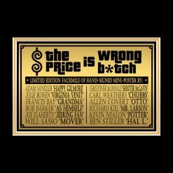 RARE-T Happy Gilmore Mini Poster Limited Signature Edition Studio Licensed Custom Frame Limited Edition Frames 13 RARE-T Happy Gilmore Mini Poster Limited Signature Edition Studio Licensed Custom Frame Limited Edition Frames