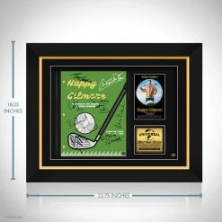 RARE-T Happy Gilmore Script Limited Signature Edition Studio Licensed Custom Frame Limited Edition Frames