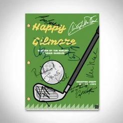 RARE-T Happy Gilmore Script Limited Signature Edition Studio Licensed Custom Frame Limited Edition Frames
