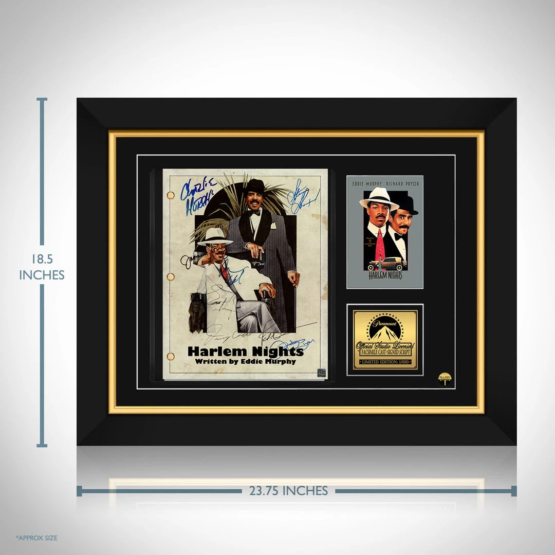 RARE-T Harlem Nights Transcript Limited Signature Edition Studio Licensed Custom Frame Limited Edition Frames 3 RARE-T Harlem Nights Transcript Limited Signature Edition Studio Licensed Custom Frame Limited Edition Frames