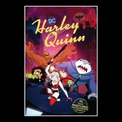 RARE-T Harley Quinn Transcript Limited Signature Edition Studio Licensed Custom Frame Limited Edition Frames