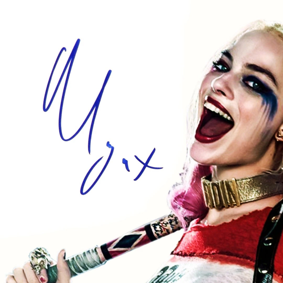 RARE-T Limited Edition Frames Harley Quinn Suicide Squad Bat Photo Limited Signature Edition Studio Licensed Custom Frame 2 RARE-T Limited Edition Frames Harley Quinn Suicide Squad Bat Photo Limited Signature Edition Studio Licensed Custom Frame