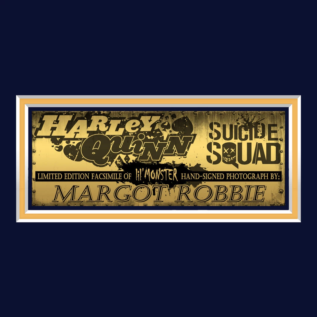 RARE-T Limited Edition Frames Harley Quinn Suicide Squad Bat Photo Limited Signature Edition Studio Licensed Custom Frame 4 RARE-T Limited Edition Frames Harley Quinn Suicide Squad Bat Photo Limited Signature Edition Studio Licensed Custom Frame