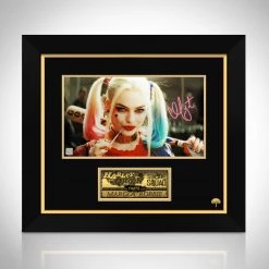 RARE-T Harley Quinn Gum Photo Suicide Squad Limited Signature Edition Studio Licensed Custom Frame