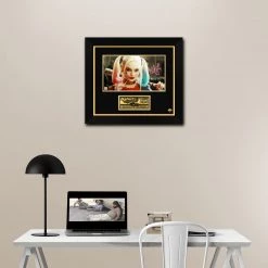 RARE-T Harley Quinn Gum Photo Suicide Squad Limited Signature Edition Studio Licensed Custom Frame