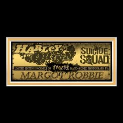 RARE-T Harley Quinn Gum Photo Suicide Squad Limited Signature Edition Studio Licensed Custom Frame