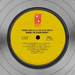 Rare-T Harold Melvin And The Bluenotes - Wake Up Everybody Platinum LP Limited Signature Edition Studio Licensed Custom Frame