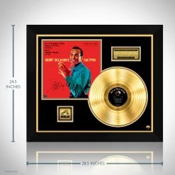 RARE-T Harry Belafonte - Calypso Gold LP Limited Signature Edition Studio Licensed Custom Frame Limited Edition Frames 12 RARE-T Harry Belafonte - Calypso Gold LP Limited Signature Edition Studio Licensed Custom Frame Limited Edition Frames