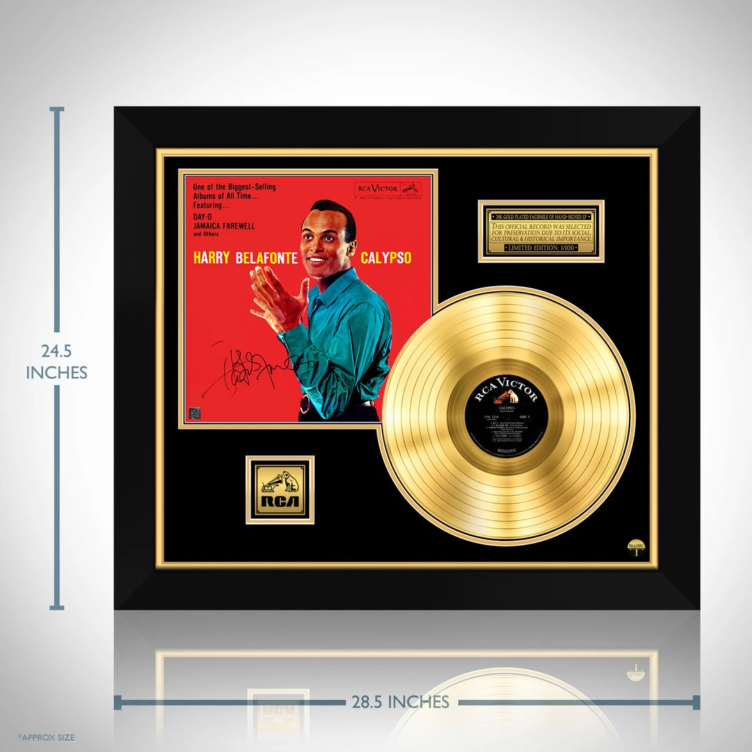 RARE-T Harry Belafonte - Calypso Gold LP Limited Signature Edition Studio Licensed Custom Frame Limited Edition Frames 3 RARE-T Harry Belafonte - Calypso Gold LP Limited Signature Edition Studio Licensed Custom Frame Limited Edition Frames