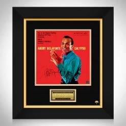 RARE-T Harry Belafonte - Calypso LP Cover Limited Signature Edition Studio Licensed Custom Frame