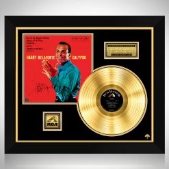 RARE-T Harry Belafonte - Calypso Gold LP Limited Signature Edition Studio Licensed Custom Frame Limited Edition Frames
