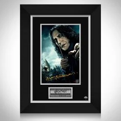 RARE-T Harry Potter Severus Snape Photo Limited Signature Edition Studio Licensed Custom Frame