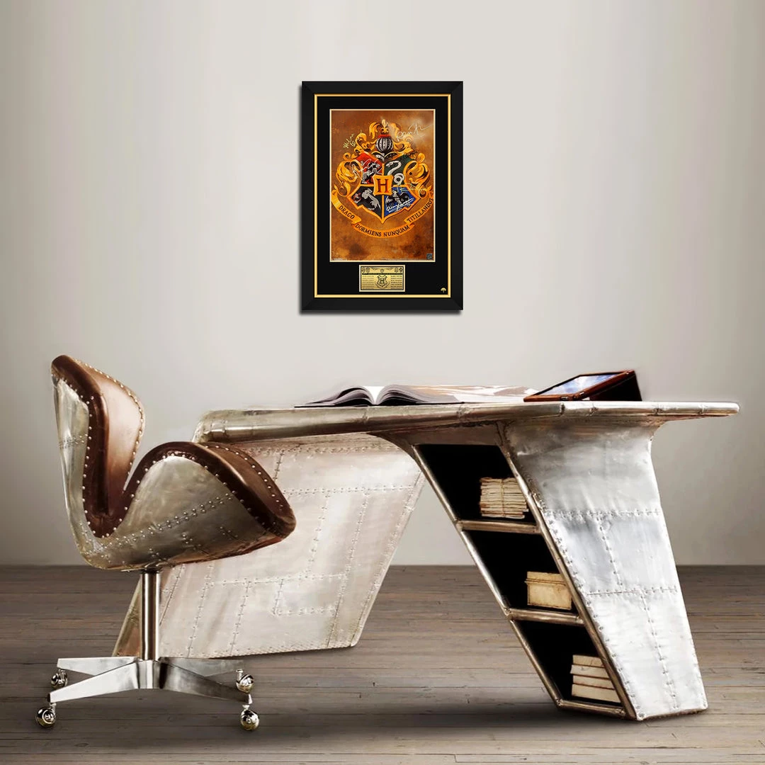 RARE-T Limited Edition Frames Harry Potter Hogwarts Logo Mini Poster Limited Signature Edition Studio Licensed Custom Frame 2 RARE-T Limited Edition Frames Harry Potter Hogwarts Logo Mini Poster Limited Signature Edition Studio Licensed Custom Frame