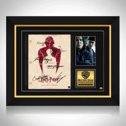 RARE-T Harry Potter And The Half Blood Prince Script Limited Signature Edition Studio Licensed Custom Frame