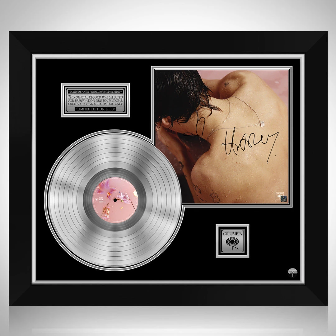RARE-T Harry Styles - Self-Titled Platinum LP Limited Signature Edition Studio Licensed Custom Frame Limited Edition Frames 1 RARE-T Harry Styles - Self-Titled Platinum LP Limited Signature Edition Studio Licensed Custom Frame Limited Edition Frames