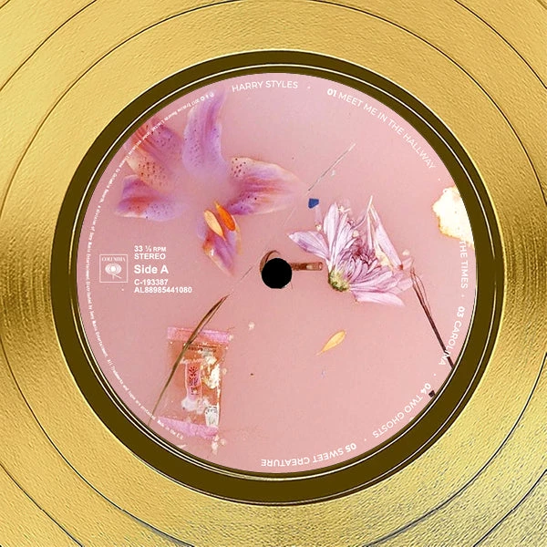 RARE-T Harry Styles - Self-Titled Gold LP Limited Signature Edition Studio Licensed Custom Frame Limited Edition Frames 5 RARE-T Harry Styles - Self-Titled Gold LP Limited Signature Edition Studio Licensed Custom Frame Limited Edition Frames