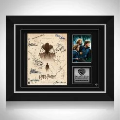RARE-T Harry Potter Deathly Hallows Script Limited Signature Edition Studio Licensed Custom Frame Limited Edition Frames