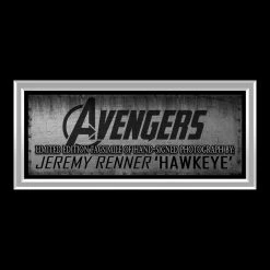 RARE-T Hawkeye Photo Limited Signature Edition Studio Licensed Custom Frame