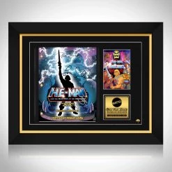 RARE-T He-Man And The Masters Of The Universe Script Limited Signature Edition Studio Licensed Custom Frame Limited Edition Frames