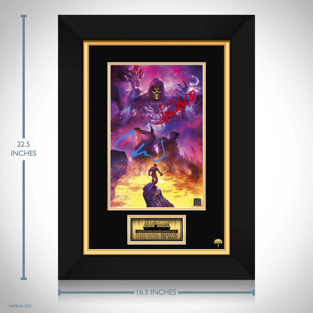 RARE-T Masters Of The Universe Revelation Promotional Art Limited Signature Edition Studio Licensed Custom Frame 3 RARE-T Masters Of The Universe Revelation Promotional Art Limited Signature Edition Studio Licensed Custom Frame