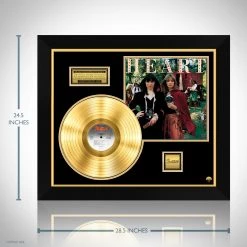 RARE-T Limited Edition Frames Heart Little Queen Gold LP Limited Signature Edition Studio Licensed Custom Frame