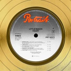 RARE-T Limited Edition Frames Heart Little Queen Gold LP Limited Signature Edition Studio Licensed Custom Frame