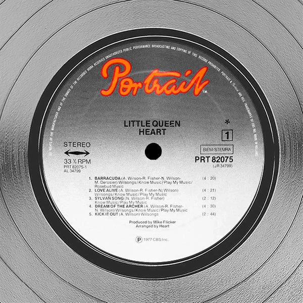 RARE-T Heart - Little Queen Platinum LP Limited Signature Edition Studio Licensed Custom Frame 6 RARE-T Heart - Little Queen Platinum LP Limited Signature Edition Studio Licensed Custom Frame