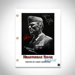 RARE-T Heartbreak Ridge Transcript Limited Signature Edition Studio Licensed Custom Frame