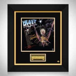 RARE-T Heavy Metal - Soundtrack LP Cover Limited Signature Edition Studio Licensed Custom Frame Limited Edition Frames