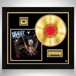 RARE-T Heavy Metal - Soundtrack Gold LP Limited Signature Edition Studio Licensed Custom Frame
