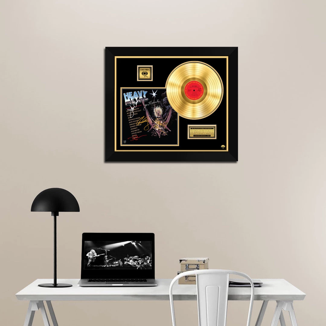 RARE-T Heavy Metal - Soundtrack Gold LP Limited Signature Edition Studio Licensed Custom Frame 2 RARE-T Heavy Metal - Soundtrack Gold LP Limited Signature Edition Studio Licensed Custom Frame