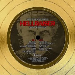 Rare-T Hellraiser - Original Motion Picture Soundtrack Gold LP Limited Signature Edition Studio Licensed Custom Frame Limited Edition Frames 18 Rare-T Hellraiser - Original Motion Picture Soundtrack Gold LP Limited Signature Edition Studio Licensed Custom Frame Limited Edition Frames