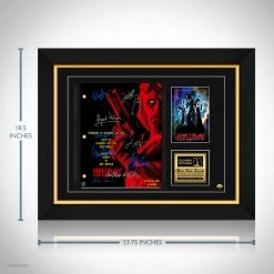 RARE-T Hellboy (2004) Script Limited Signature Edition Studio Licensed Custom Frame Limited Edition Frames