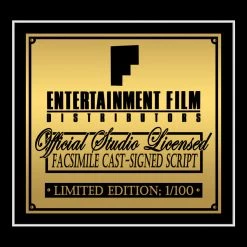 RARE-T Hellraiser Script Limited Signature Edition Studio Licensed Custom Frame Limited Edition Frames